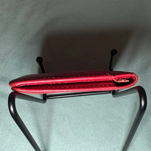 Louis Vuitton Red Epi Leather Card Holder Wallet Made in France Pouch Slim Fair - Picture 4 of 12